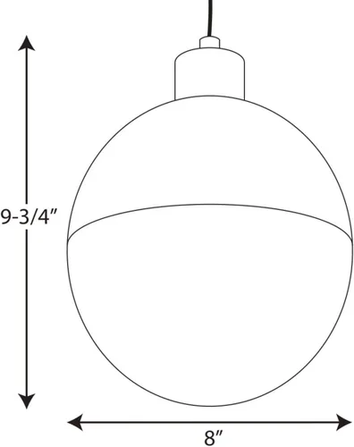 Miniatura 10 de Globe LED Collection - Lámpara colgante moderna de cristal ópalo de mediados de siglo, bronce cepillado