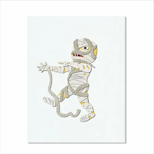 Miniatura 2 de Shadow Halloween Mummies - Troqueles de corte de metal para hacer tarjetas, kit de troqueles en relieve de papel, suministros de bolsillos