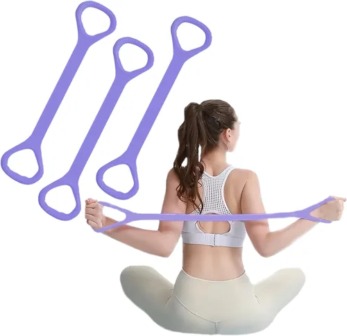 Miniatura 9 de Figure 8 Fitness Resistance Bands, Elastic Bands with Handles for Working Out,Arm Back Shoulder Training Elastic Ropes,Exercise Equipment for