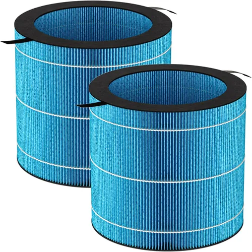 Miniatura 9 de Paquete de 2 filtros HEPA KILO compatibles con Afloia KILO, KILOPLUS, KILOPRO, MIRO, MIRO PRO y MORENTO MR-Kilo, purificador de aire Kalo, Blanco