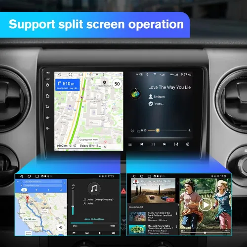 Miniatura 6 de Radio estéreo de coche para Ford F150 F-150 2009-2012, pantalla táctil de 9 pulgadas [2G+64G] Android 13 unidad principal con CarPlay/Android Auto