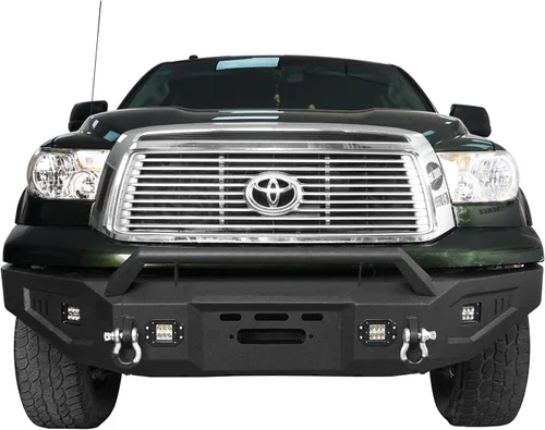 Miniatura 3 de Tundra parachoques delantero con placa de cabrestante para camioneta Toyota Tundra 2007 2008 2009 2010 2011 2012 2013