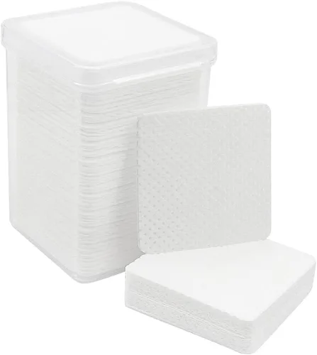 Miniatura 7 de 600 toallitas de uñas sin pelusas, almohadillas de tela no tejida para preparación de uñas secas, toallitas quitaesmalte de uñas, extensiones