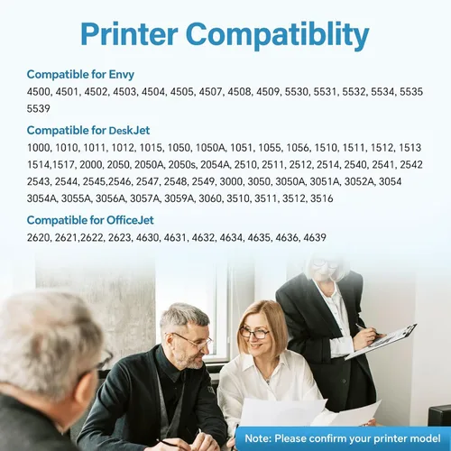 Miniatura 2 de Paquete combinado de cartuchos de tinta 61 XL para impresora HP - Reemplazo para tinta HP 61 XL negra y color para cartucho de tinta HP61 compatible