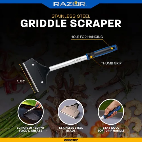 Miniatura 2 de Rascador de plancha de acero inoxidable