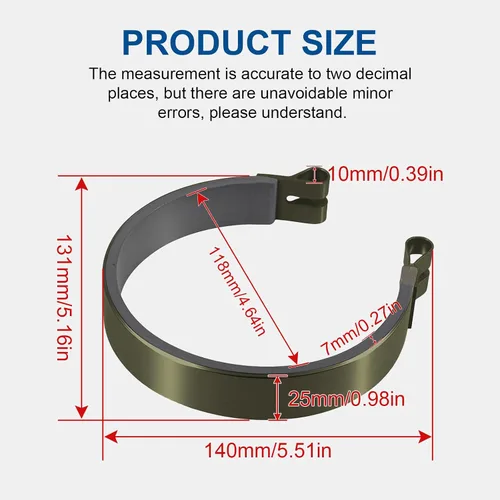 Miniatura 4 de Go Kart Mini Bike 4.5 "Banda de freno Go Kart Kit de freno de 4 1/2" para Go-Cart ATV Mini Bike Brake Drum