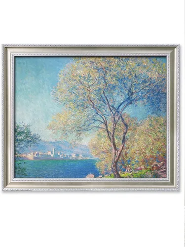 Miniatura 32 de IPIC - Reproducción artística de los lirios de agua de Claude Monet 1906, impresiones giclée coinciden con el marco dorado clásico, arte de pared
