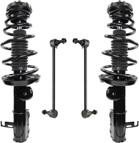 Miniatura 102 de Detroit Axle - Kit de 4 piezas RWD Puntales Delanteros Barras Estabilizadoras para Ford F-150 2021 2022 2023 2024, 2 Puntales con Resorte Helicoidal