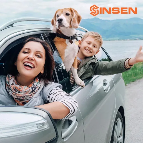Miniatura 9 de SINSEN Cortador de cinturón de seguridad para automóvil, herramienta de emergencia para romper el vidrio, 1, oro rosa