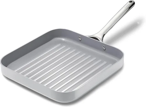 Miniatura 14 de Caraway - Parrilla cuadrada de 11" - Parrilla antiadherente con revestimiento cerámico - No tóxico, sin PTFE ni PFOA - Apto para horno y compatible