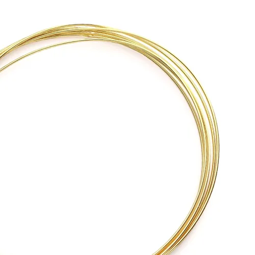 Miniatura 7 de Beadia - Alambre bañado en oro de 14 quilates de 0.4 mm, 10 metros de cordón de cuentas para pulseras, collares, encantos, cuentas para hacer joyas
