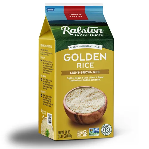 Miniatura 2 de Ralston Family Farms Arroz dorado, caja de 24 onzas: paquete de 6, cultivado en Estados Unidos, sin OMG, naturalmente sin gluten