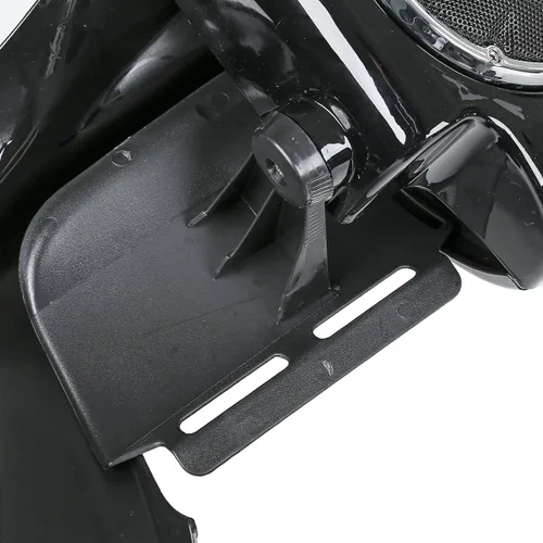 Miniatura 5 de Kit inferior de carenado ventilado negro vívido con altavoces y rejillas de 6.5 pulgadas para Harley Touring Road King Electra Street Glide