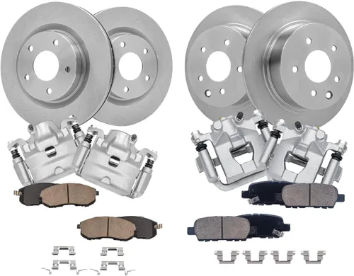 Miniatura 93 de Detroit Axle - Rotores de freno para Chrysler 200 2015 2016 2017, Rotores de freno de disco de reemplazo: 12.01" pulgadas delantero y 10.95