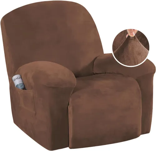 Miniatura 22 de H.VERSAILTEX 1 Pieza Funda para Sillón Reclinable de Terciopelo Fundas Deslizantes para Sillón Reclinable Fundas Deslizantes para Sillón Reclinable