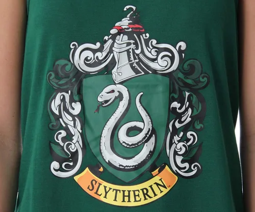 Miniatura 4 de Harry Potter Hogwarts House Crest - Conjunto de pijama para mujer con espalda cruzada y pantalones cortos