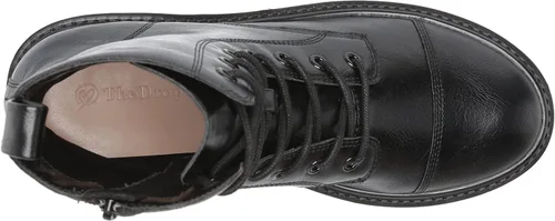 Miniatura 5 de The Drop Sparta - Botas de combate con cordones y suela gruesa para mujer