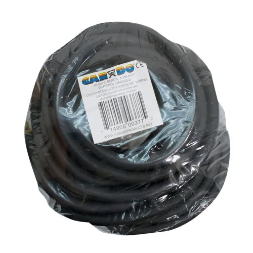 Miniatura 23 de CanDo – Tubos de libre ejercicio de látex, Rollo de 25 pies, Plateado , 1