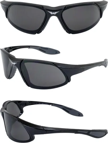 Miniatura 7 de Global Vision Gafas de sol de la serie Code-8 Negro
