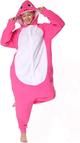 Miniatura 3 de Pijama unisex para adultos, disfraz de tiburón azul de animal