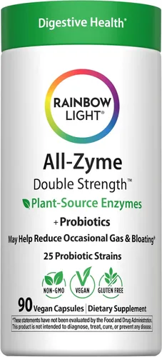 Miniatura 4 de Rainbow Light Cápsulas de sistema enzimático avanzado, 90