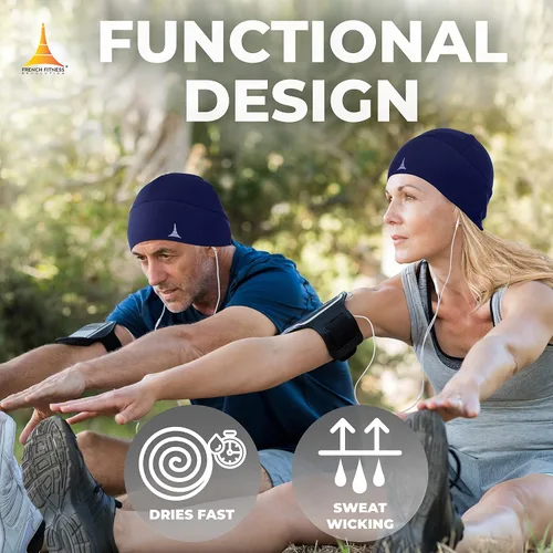 Miniatura 29 de Gorro para correr o forro para casco: máxima retención térmica y absorción de la humedad. Se ajusta debajo de cascos.