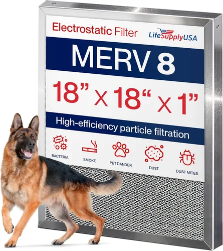 Miniatura 21 de Filtro de aire electrostático 10x20x1, MERV 8, lavable, reutilizable para estufa/aire acondicionado/HVAC, ahorro de energía, fácil de limpiar