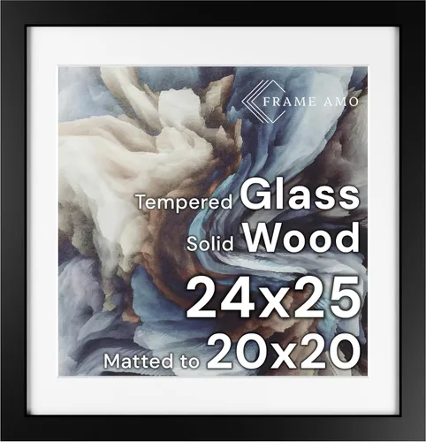 Miniatura 68 de Frame Amo Marco de póster de madera maciza de 13 x 19 pulgadas, color natural, tapete blanco para imagen de 11 x 17 pulgadas, parte frontal