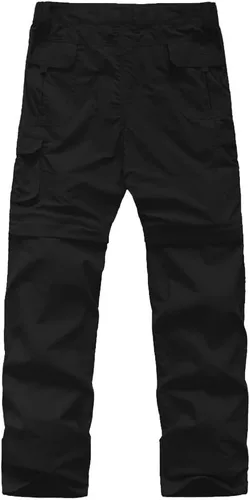 Miniatura 2 de Pantalones cargo para niños, estilo casual, secado rápido, impermeables, para senderismo, escalada, convertibles