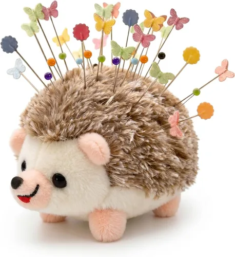 Miniatura 9 de Sizobi Soporte magnético para pasadores con 100 pines rectos de cabeza de bola, organizador magnético de aguja, soporte de pasador de bobby, soporte