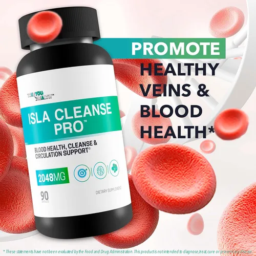 Miniatura 5 de Isla Cleanse Pro - Nuestro mejor suplemento de desintoxicación de limpieza de cuerpo completo para la salud de las venas y las arterias - Limpieza