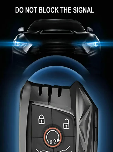 Miniatura 3 de Funda para llavero de Corvette C8, estuche soporte protector de llave inteligente 2020 2021 2022, Gris, Moderno