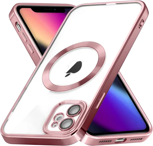 Miniatura 14 de ZCDAYE Funda con purpurina para iPhone 11 con decoración de diamantes, funda brillante de lujo con protector de cámara compatible con carga sin