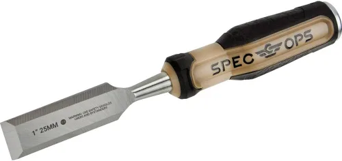 Miniatura 8 de Spec Ops Tools - Juego de cinceles de madera con cuchillas de acero de alto carbono, agarre absorbente de golpes, 4 piezas, 3% donado a veteranos