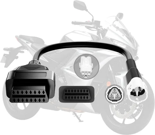 Cable adaptador OBD2 para Yamaha, cable de diagnóstico OBD de la motocicleta de Honda 3Pin a 16Pin