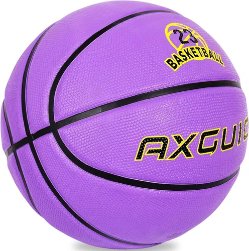 Miniatura 2 de Baloncesto de goma gruesa para niños y jóvenes, tamaño 3/4/5/6/7, para exteriores, colorido, 22/25.5/27.5/28.5/29.5 pulgadas, para regalos
