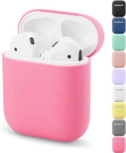 Miniatura 9 de Funda de protección para Airpods Funda de silicona ultrafina compatible con Airpods 1 y AirPods 2 (morado)