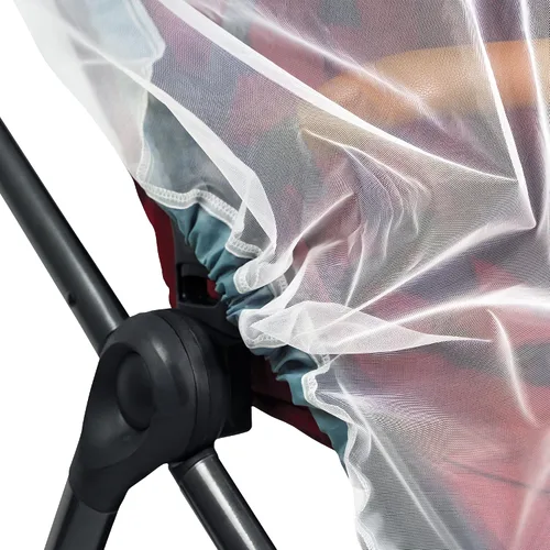 Miniatura 7 de Mosquitera de bebé para cochecito, portabebés y moisés – Cordón elástico para una red de ajuste cómodo – Red de insectos para correr, asiento
