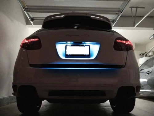 Miniatura 6 de iJDMTOY OEM-Fit Kit de luces LED completas para placa de matrícula en color azul hielo para Volkswagen Golf GTi, CC, Rabbit, Eos, Beetle; Compatible