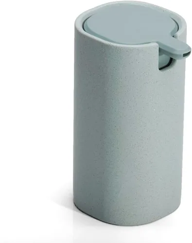 Miniatura 11 de LINE+ARC Moderno Dispensador de Jabón Fácil de Presionar (Ártico). Lindo Dispensador de Loción Líquida para Baño, Cocina y Fregadero en Mármol Azul