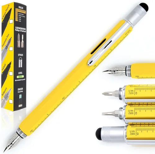 Monteverde USA One Touch - Bolígrafo estilográfico, color amarillo (MV35231), tamaño mediano