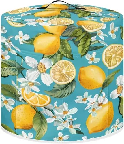 Miniatura 18 de Cubierta antipolvo para olla a presión con estampado floral de pájaros, compatible con 3 cuartos de galón, cubierta antipolvo instantánea duradera