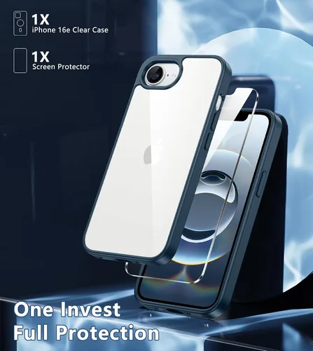 Miniatura 1655 de FNTCASE Funda para iPhone 13 Pro-Max: Fundas magnéticas transparentes compatibles con Magsafe Slim anti amarillamiento protección contra caídas