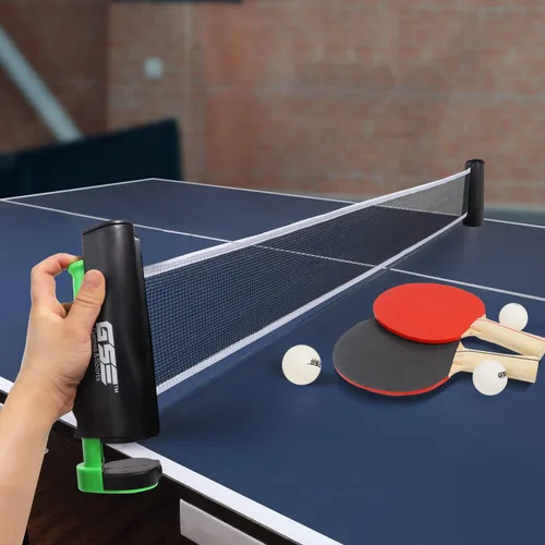 Miniatura 4 de GSE Games & Sports Expert - Red y postes de tenis de mesa retráctil Red de repuesto ajustable de Ping Pong (4 colores) Adjustable