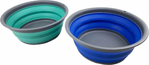Miniatura 14 de SAMMART Tina plegable de 7.5 L (1.98 galones) - Tina plegable - Lavabo portátil - Tina de plástico que ahorra espacio