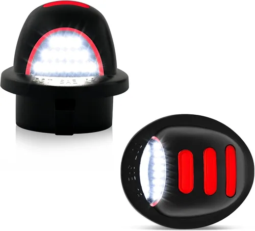 Miniatura 8 de litzland Luz LED para matrícula, carcasa de luz compatible con Ford F-150 1990-2014 F-250 F-350 1990-1999 Heritage 2004 camioneta pickup, paquete