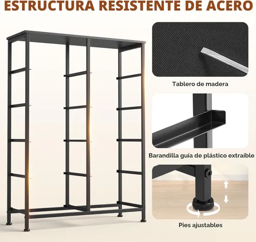 Miniatura 7 de Sweetcrispy, Torre de Almacenamiento de Tela de 10 Cajones con Contenedores, Organizador de Cajonera Alta para Dormitorio, Armario, Pasillo, Marco