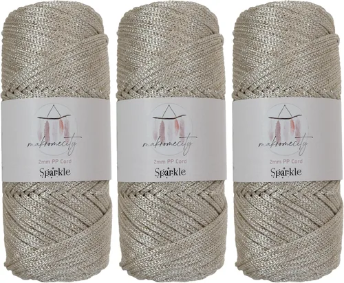 Miniatura 29 de Makromecity, Cordón de macramé de poliéster de 2 mm x 38 m (125 yardas) 2 mm de polipropileno, cordón de macramé para crochet, bolsas de macramé