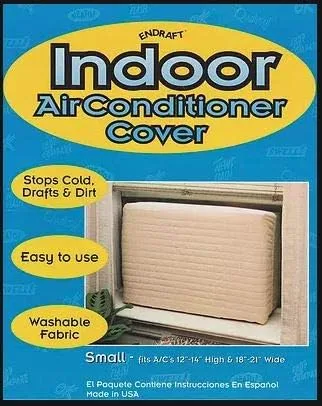 Miniatura 4 de Funda para aire acondicionado de interior (beige) (pequeña - 12 -14 Al x 18 -21 An x 2 Prof)