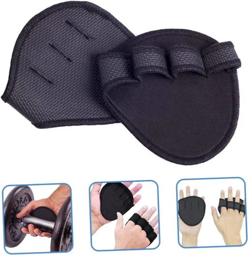 Miniatura 7 de 1 par de guantes de gimnasio para hombre, guantes de gimnasio para hombres, guantes de entrenamiento para levantamiento de pesas, almohadilla